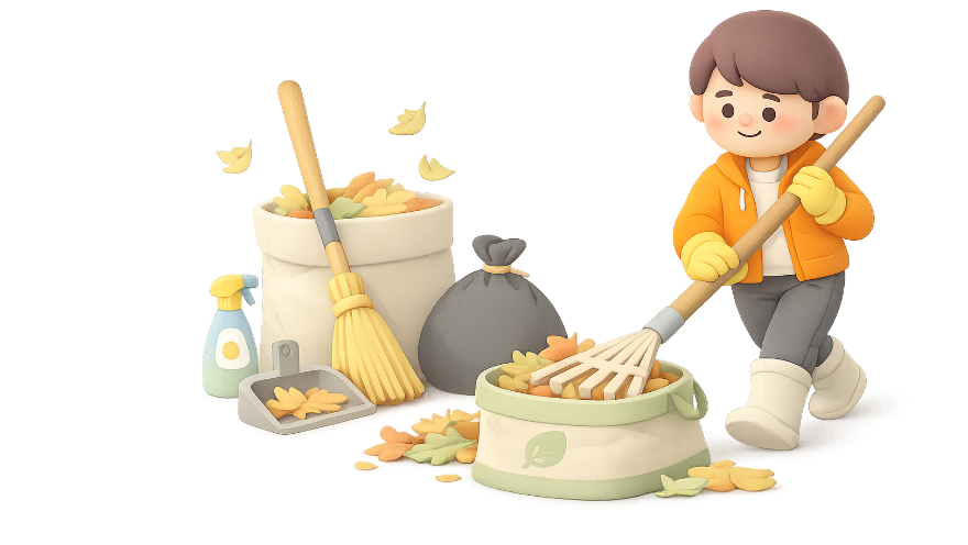 Yard cleanup service